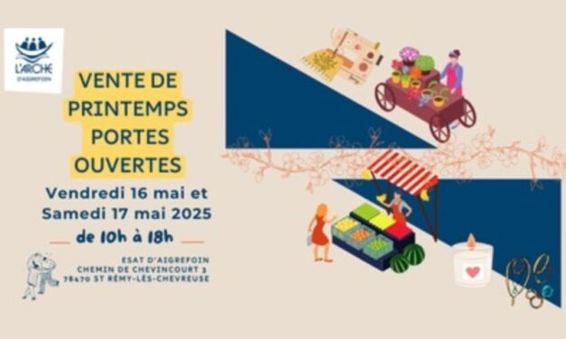 L’arche d’Aigrefoin organise sa traditionnelle Vente de Printemps ! 