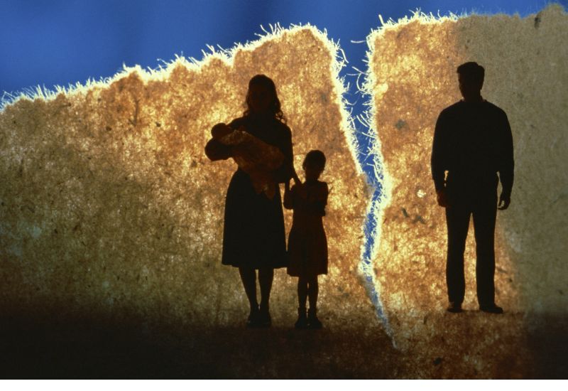 parents séparés divorcés