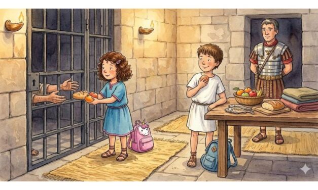 À la rencontre de Jésus avec Hannah et Michel – Jour 27 : une lueur dans les ténèbres : le partage