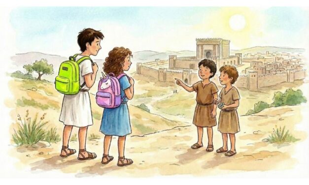 À la rencontre de Jésus avec Hannah et Michel – Jour 9 : Un long voyage dans le temps