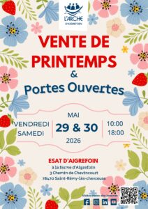 vente de printemps 2026 l'arche d'aigrefoin