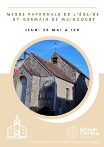 beige et blanc messe église programme