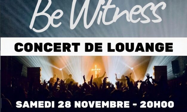 Concert de louange du groupe Be Witness